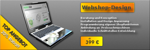 Erstellung von Webshops